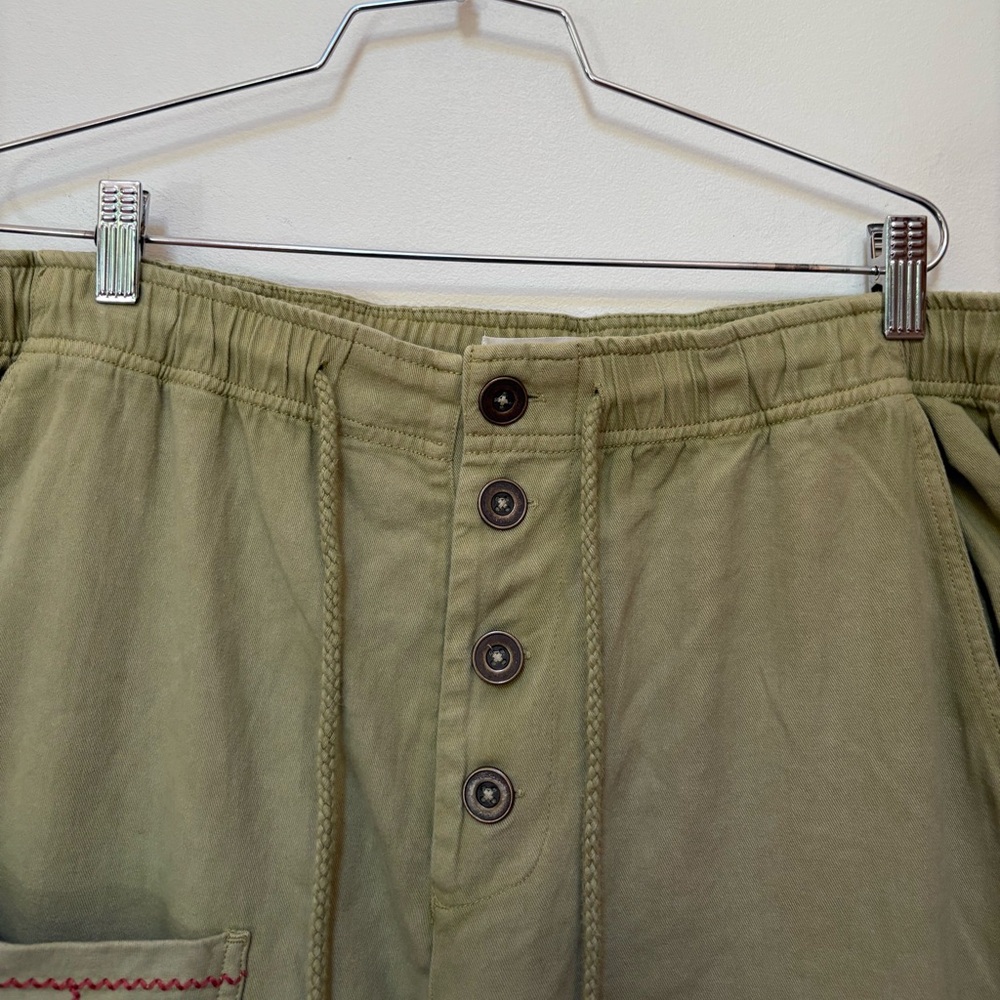 NWOT Anthropologie Pilcro Embroidered Pull-On Pants Size Large - Picture 5 of 16